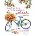 Biciklis hűtőmágnes