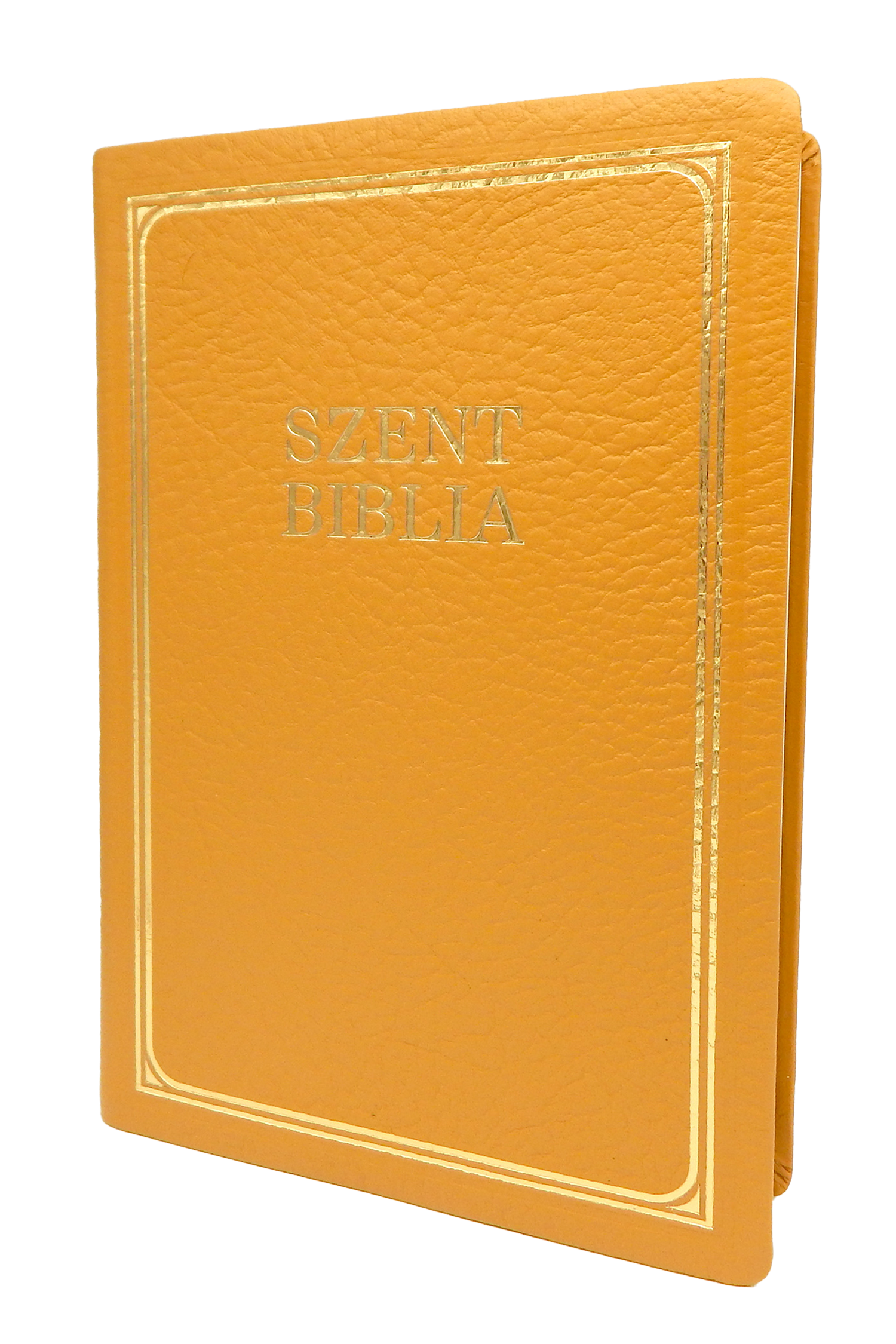 Bőr Biblia - Nagy - Mustársárga