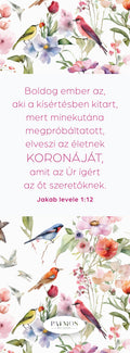 Madaras, virágos könyvjelző