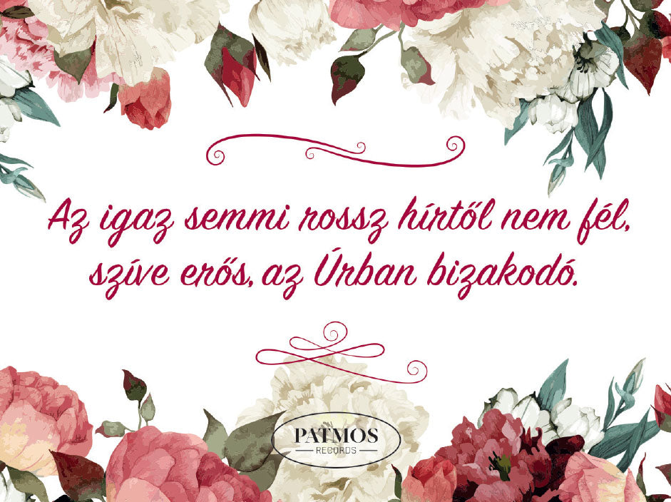 Rózsás hűtőmágnes