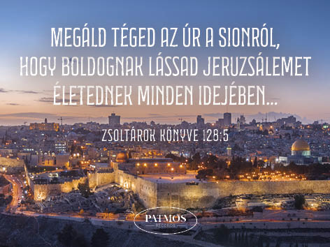 Jeruzsálem látkép hűtőmágnes